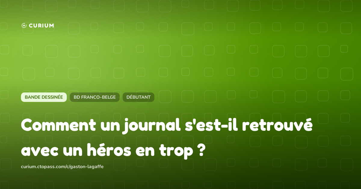Comment un journal s'est-il retrouvé avec un héros en trop ?