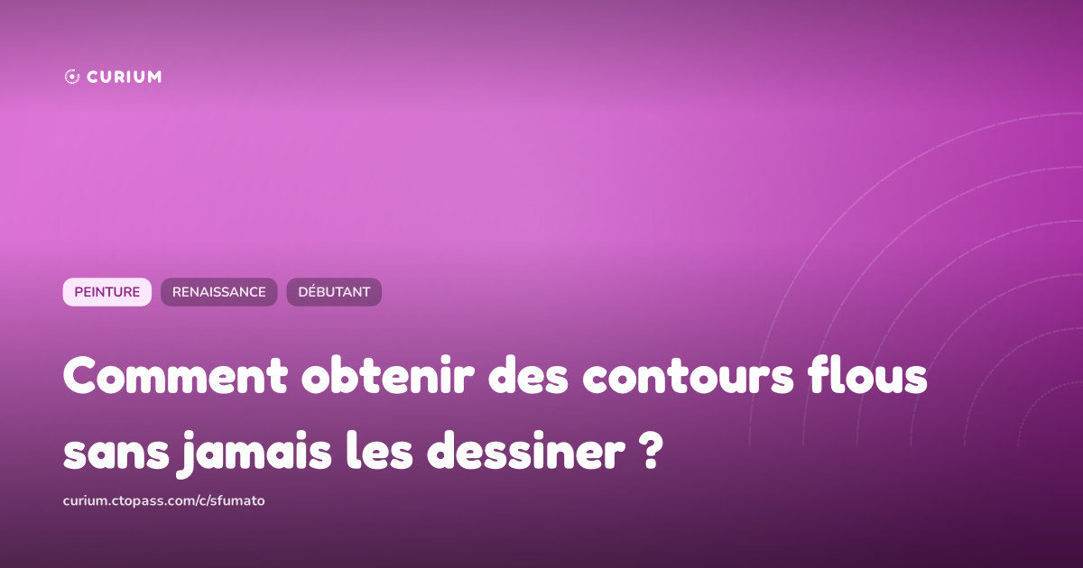 Comment obtenir des contours flous sans jamais les dessiner ?